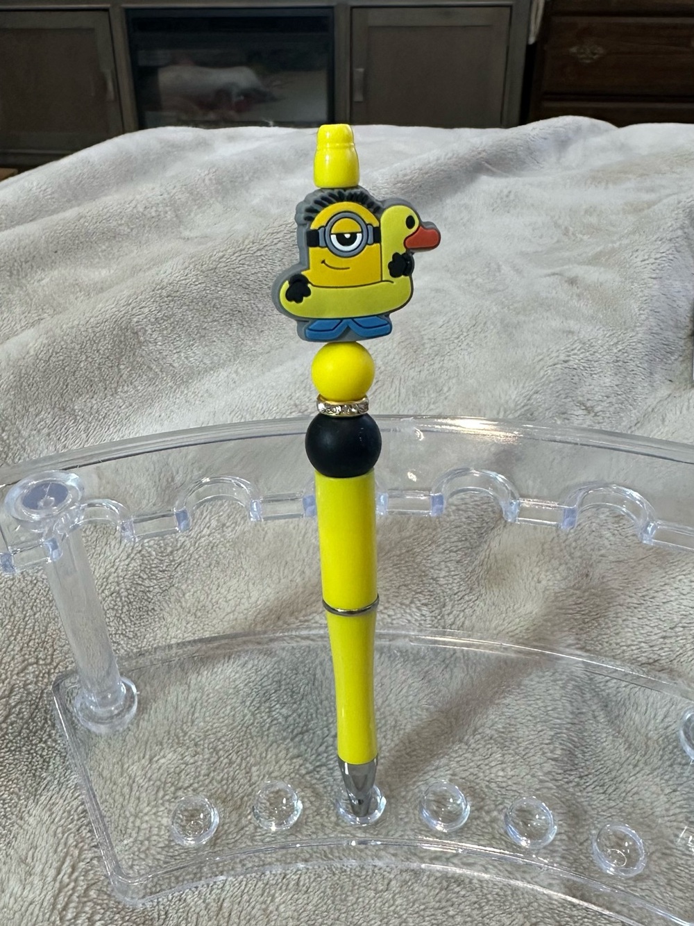 Yellow Minion Duck Top Pen